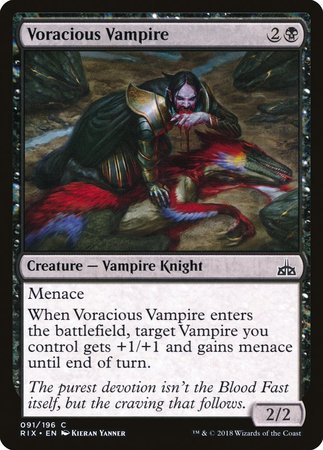 Voracious Vampire [Rivals of Ixalan] | Black Swamp Games
