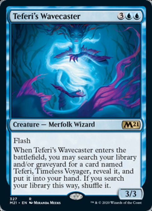 Teferi's Wavecaster [Core Set 2021] | Black Swamp Games