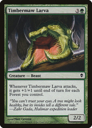 Timbermaw Larva [Zendikar] | Black Swamp Games