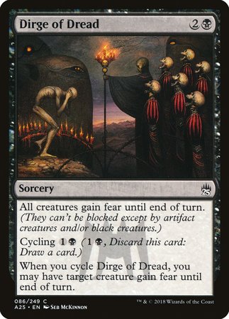 Dirge of Dread [Masters 25] | Black Swamp Games