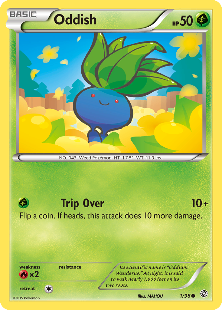 Oddish (1/98) [XY: Ancient Origins] | Black Swamp Games