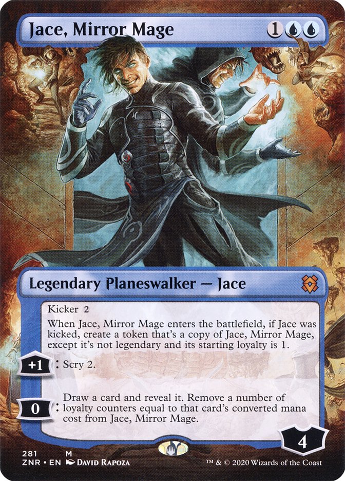 Jace, Mirror Mage (Borderless) [Zendikar Rising] | Black Swamp Games