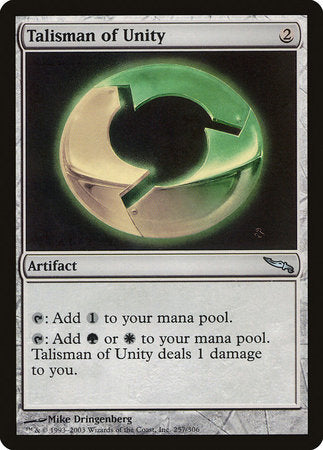 Talisman of Unity [Mirrodin] | Black Swamp Games