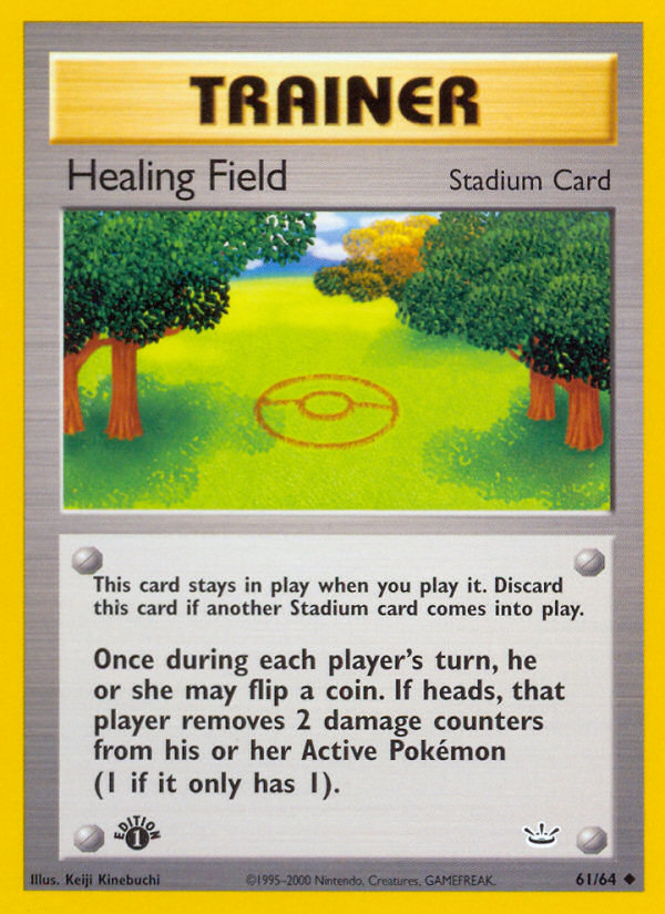 Healing Field (61/64) [Neo Revelation 1st Edition] | Black Swamp Games