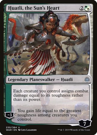 Huatli, the Sun's Heart [War of the Spark] | Black Swamp Games