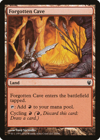 Forgotten Cave [Duel Decks: Izzet vs. Golgari] | Black Swamp Games