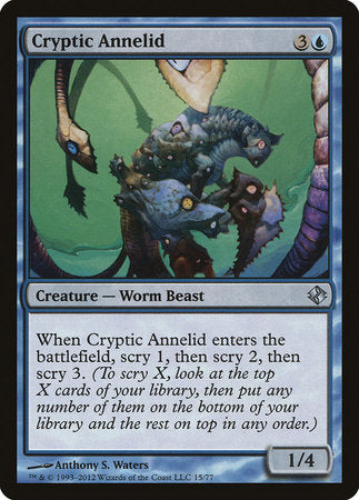 Cryptic Annelid [Duel Decks: Venser vs. Koth] | Black Swamp Games