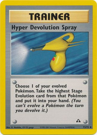 Hyper Devolution Spray (73/75) [Neo Discovery Unlimited] | Black Swamp Games