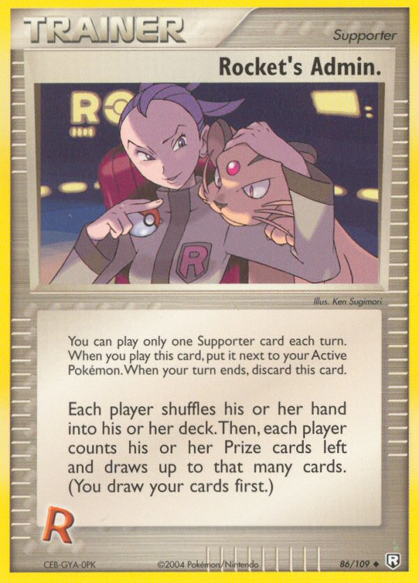 Rocket's Admin. (86/109) [EX: Team Rocket Returns] | Black Swamp Games