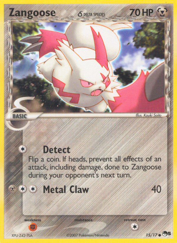 Zangoose (15/17) (Delta Species) [POP Series 5] | Black Swamp Games