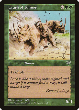 Crash of Rhinos [Mirage] | Black Swamp Games