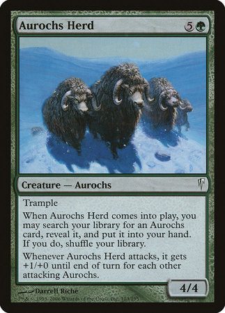 Aurochs Herd [Coldsnap] | Black Swamp Games