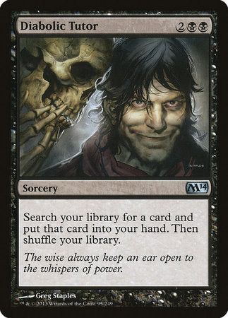 Diabolic Tutor [Magic 2014] | Black Swamp Games