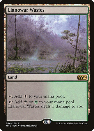 Llanowar Wastes [Magic 2015] | Black Swamp Games