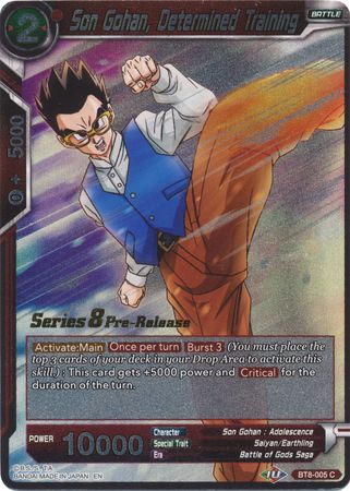 Son Gohan, Determined Training [BT8-005_PR] | Black Swamp Games