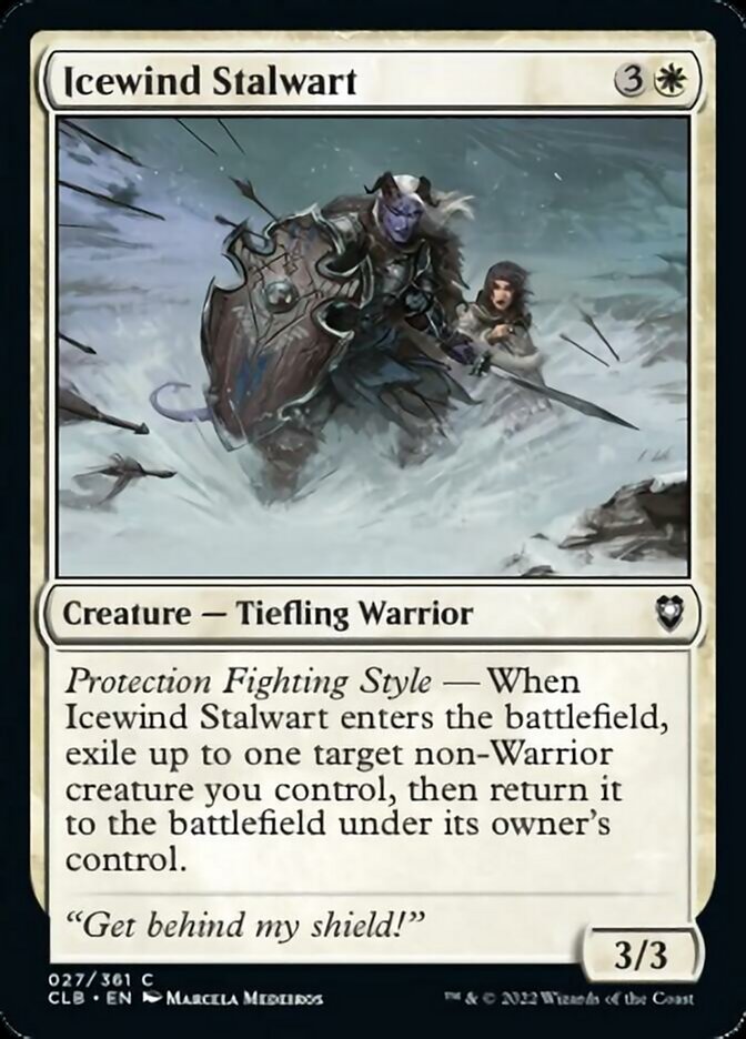 Icewind Stalwart [Commander Legends: Battle for Baldur's Gate] | Black Swamp Games