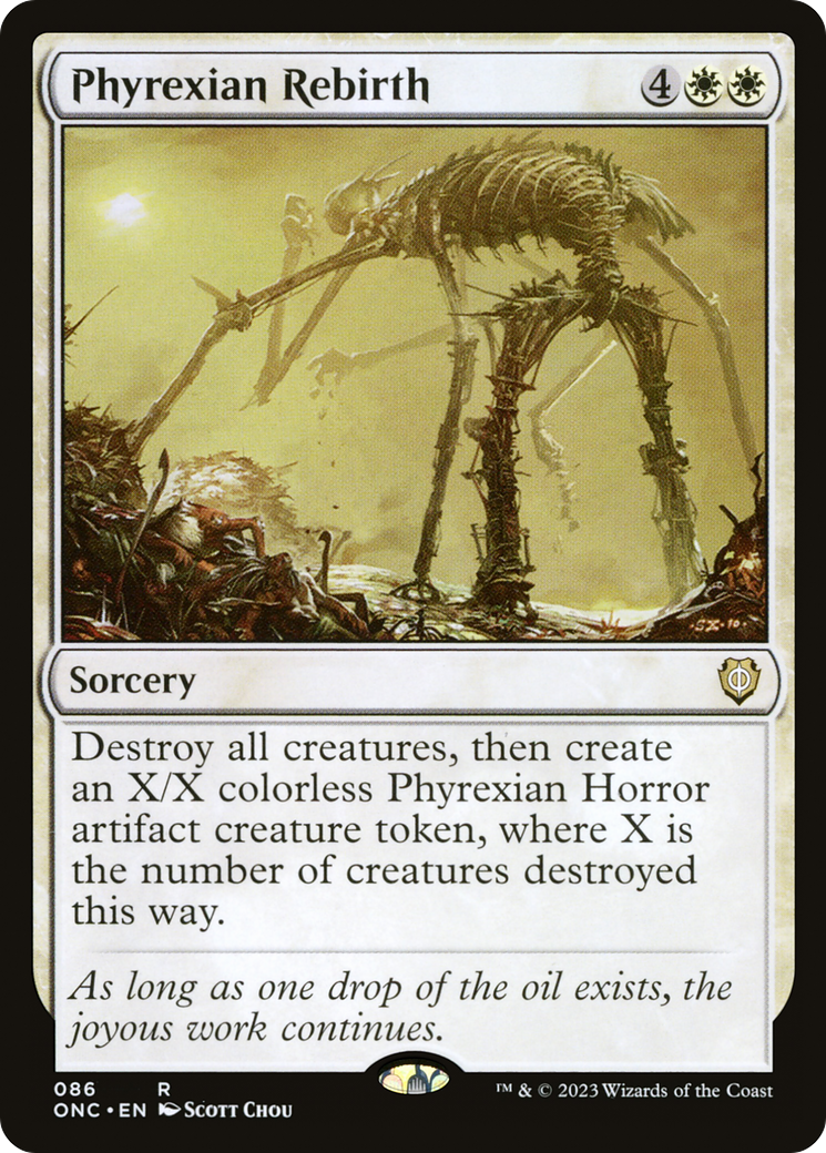 Phyrexian Rebirth [Phyrexia: All Will Be One Commander] | Black Swamp Games