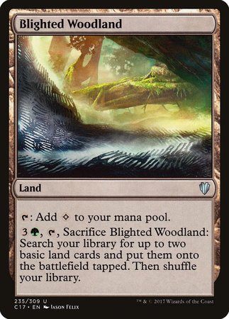 Blighted Woodland [Commander 2017] | Black Swamp Games