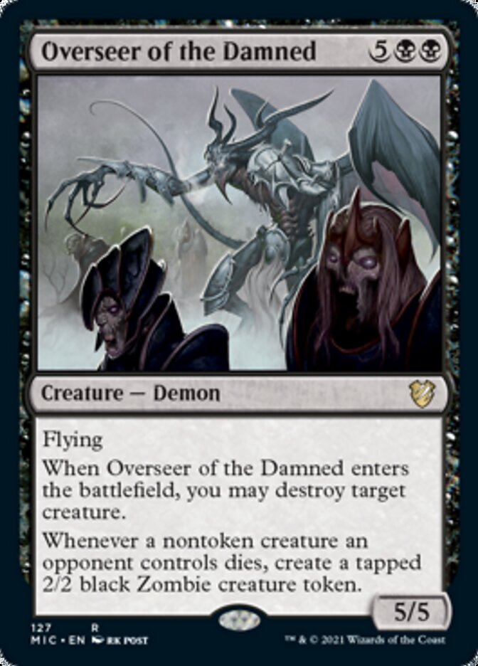 Overseer of the Damned [Innistrad: Midnight Hunt Commander] | Black Swamp Games