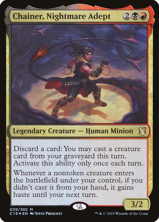 Chainer, Nightmare Adept [Commander 2019] | Black Swamp Games