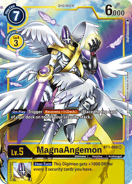 MagnaAngemon [BT1-060] (Alternate Art) [Release Special Booster Ver.1.0] | Black Swamp Games