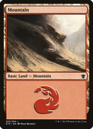 Mountain (260) [Dragons of Tarkir] | Black Swamp Games