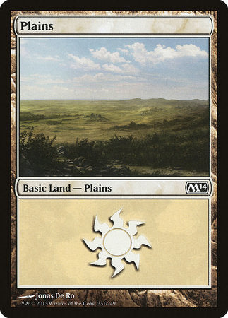 Plains (231) [Magic 2014] | Black Swamp Games