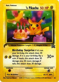 Pikachu (24) (Birthday) [Pikachu World Collection Promos] | Black Swamp Games