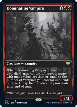 Dominating Vampire [Innistrad: Double Feature] | Black Swamp Games