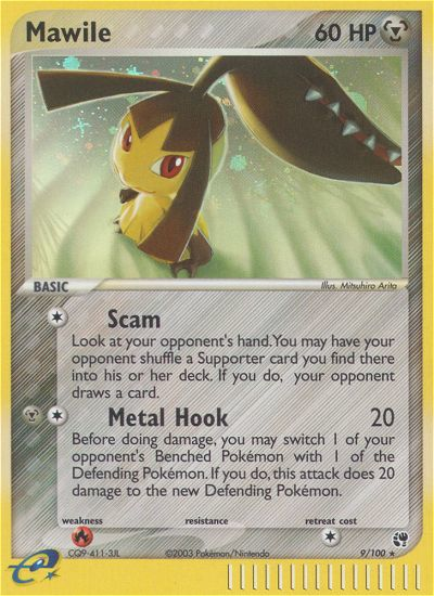 Mawile (9/100) [EX: Sandstorm] | Black Swamp Games