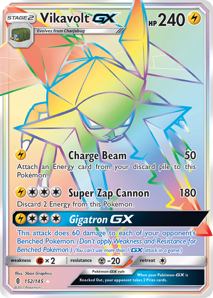 Vikavolt GX (152/145) [Sun & Moon: Guardians Rising] | Black Swamp Games