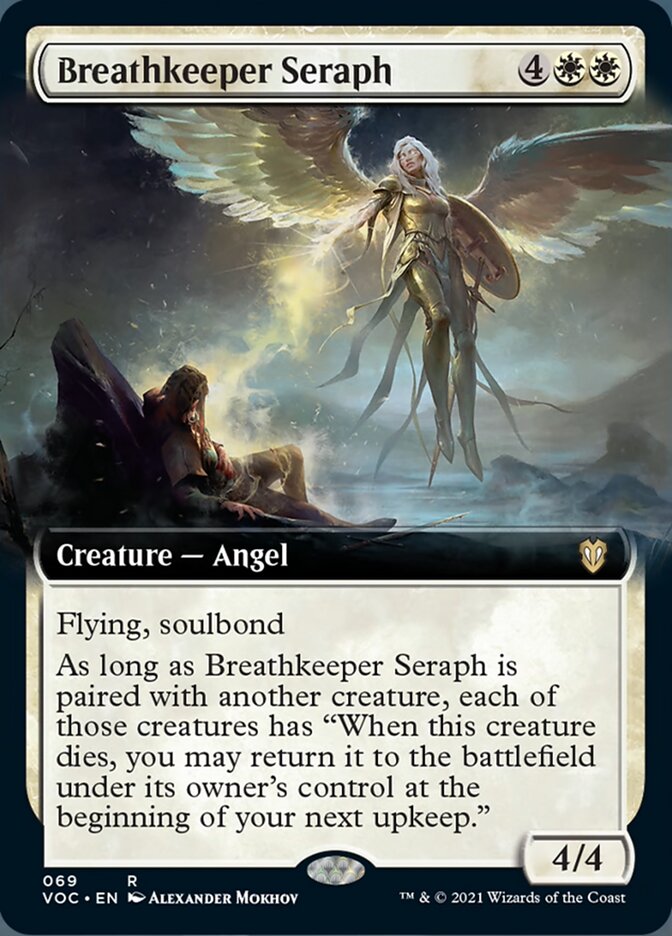 Breathkeeper Seraph (Extended) [Innistrad: Crimson Vow Commander] | Black Swamp Games