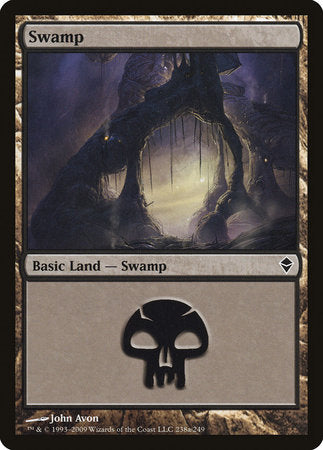 Swamp (238a) [Zendikar] | Black Swamp Games