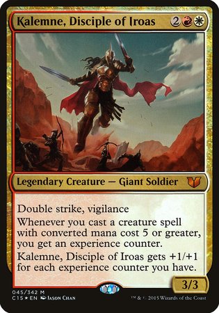 Kalemne, Disciple of Iroas (Oversized) [Commander 2015 Oversized] | Black Swamp Games