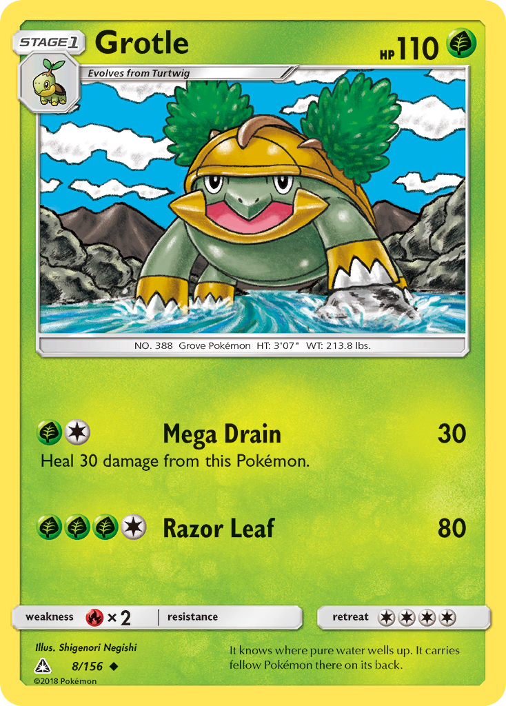 Grotle (8/156) [Sun & Moon: Ultra Prism] | Black Swamp Games