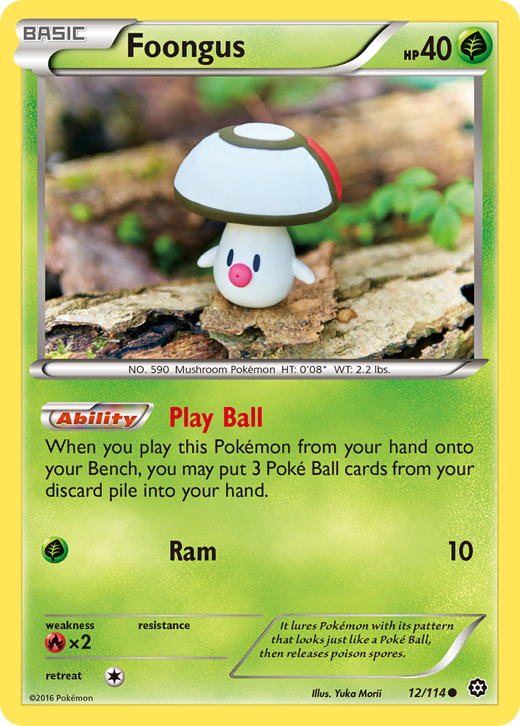 Foongus (12/114) [XY: Steam Siege] | Black Swamp Games