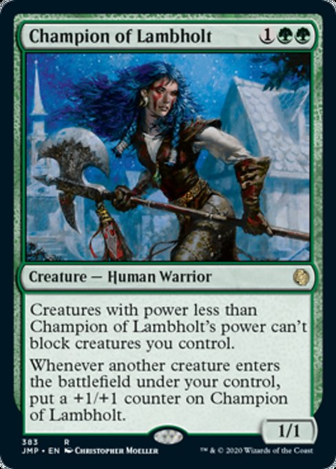 Champion of Lambholt [Jumpstart] | Black Swamp Games