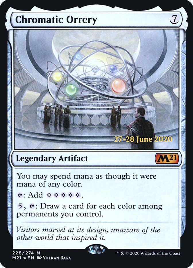 Chromatic Orrery  [Core Set 2021 Prerelease Promos] | Black Swamp Games