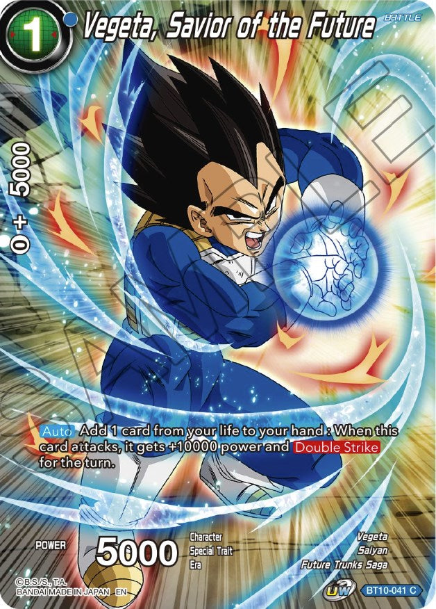 Vegeta, Savior of the Future (BT10-041) [Theme Selection: History of Vegeta] | Black Swamp Games