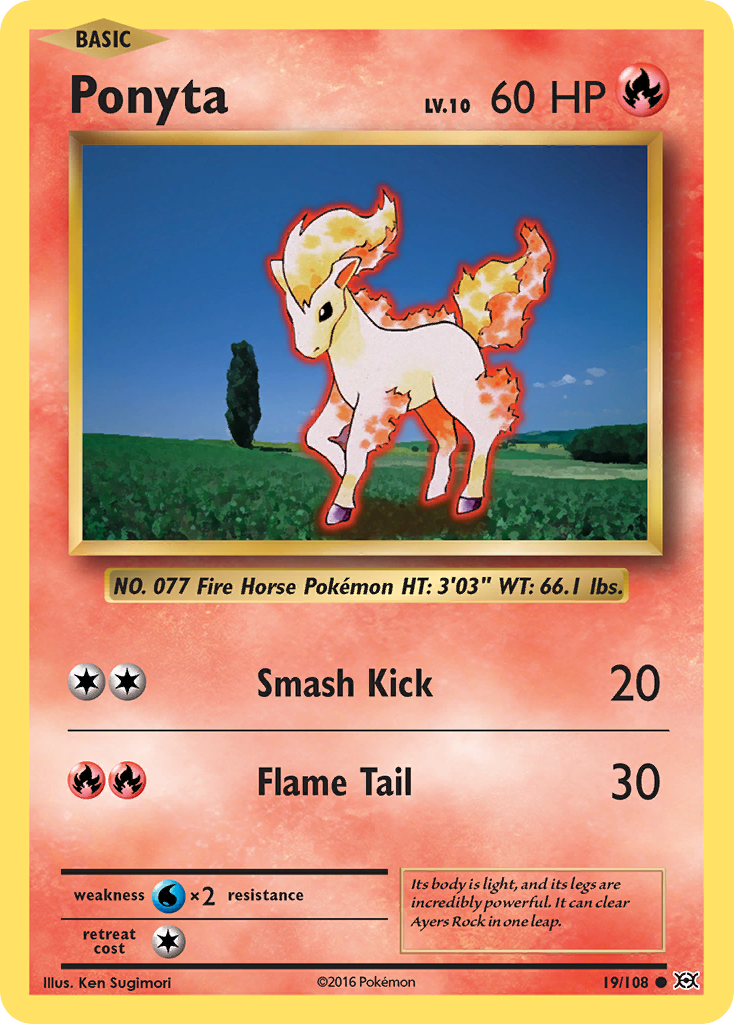 Ponyta (19/108) [XY: Evolutions] | Black Swamp Games