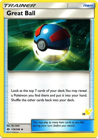 Great Ball (119/149) (Pikachu Stamp #29) [Battle Academy 2020] | Black Swamp Games