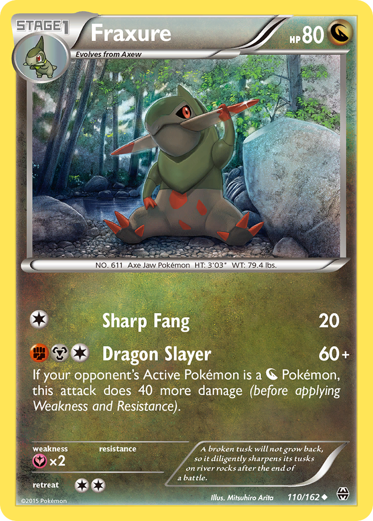 Fraxure (110/162) [XY: BREAKthrough] | Black Swamp Games