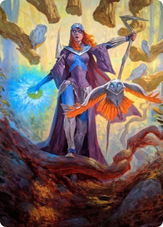 Kasmina, Enigma Sage Art Card [Strixhaven: School of Mages Art Series] | Black Swamp Games