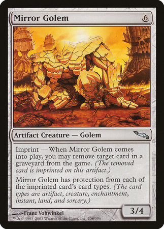 Mirror Golem [Mirrodin] | Black Swamp Games