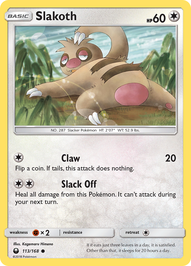 Slakoth (113/168) [Sun & Moon: Celestial Storm] | Black Swamp Games