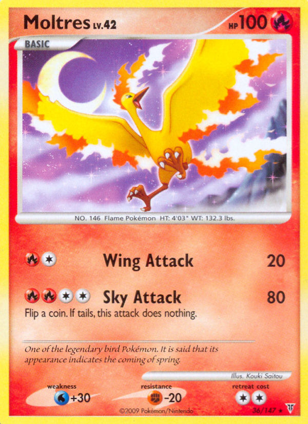 Moltres (36/147) [Platinum: Supreme Victors] | Black Swamp Games