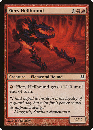 Fiery Hellhound [Duel Decks: Venser vs. Koth] | Black Swamp Games