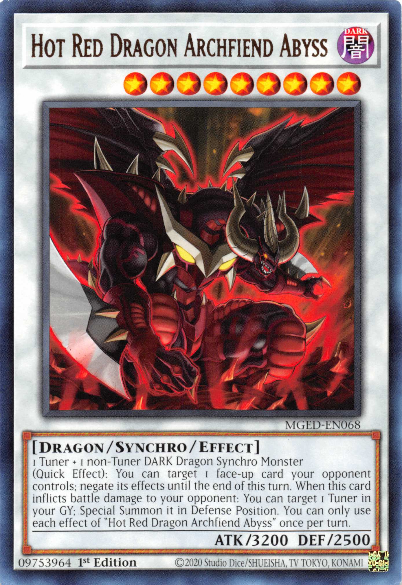 Hot Red Dragon Archfiend Abyss [MGED-EN068] Rare | Black Swamp Games