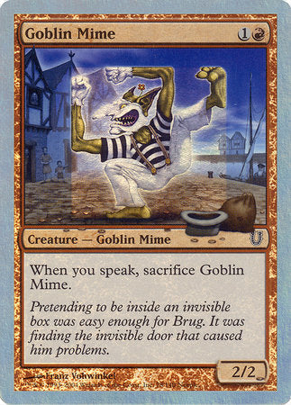 Goblin Mime (Alternate Foil) [Unhinged] | Black Swamp Games
