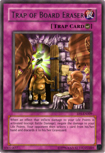 Trap of Board Eraser [TP5-EN009] Rare | Black Swamp Games